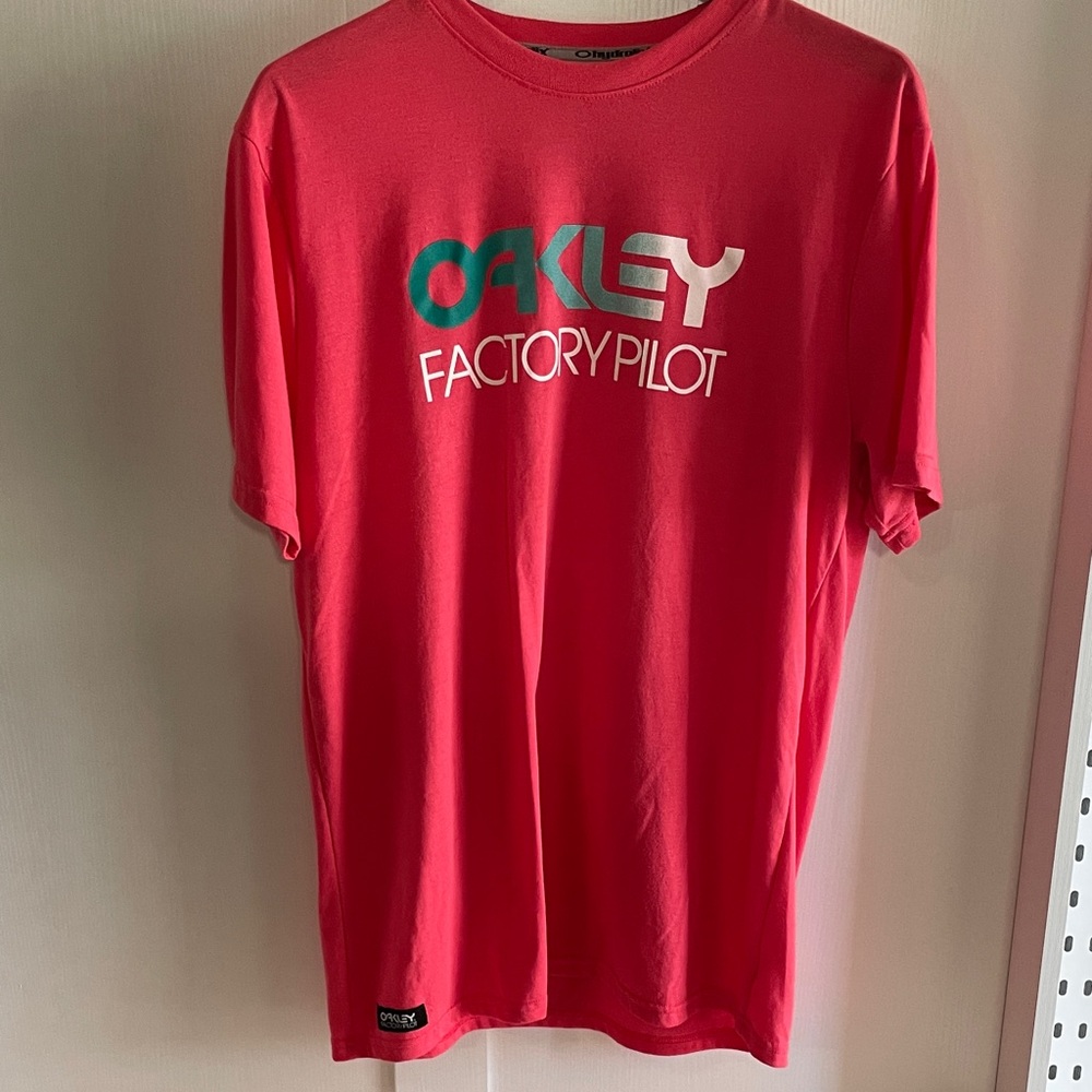 Oakley Factory Pilot Pink Short Sleeve Tee
